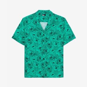 The Kooples Floral-print Hawaiian Woven Casual Printed Shirt in Green